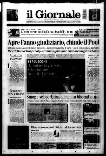 Il giornale : quotidiano del mattino